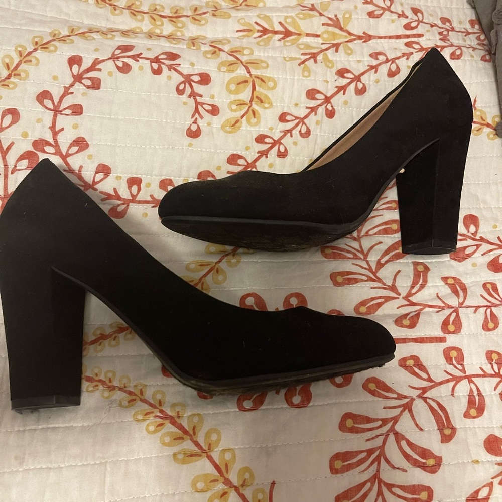 Black 3 inch heels